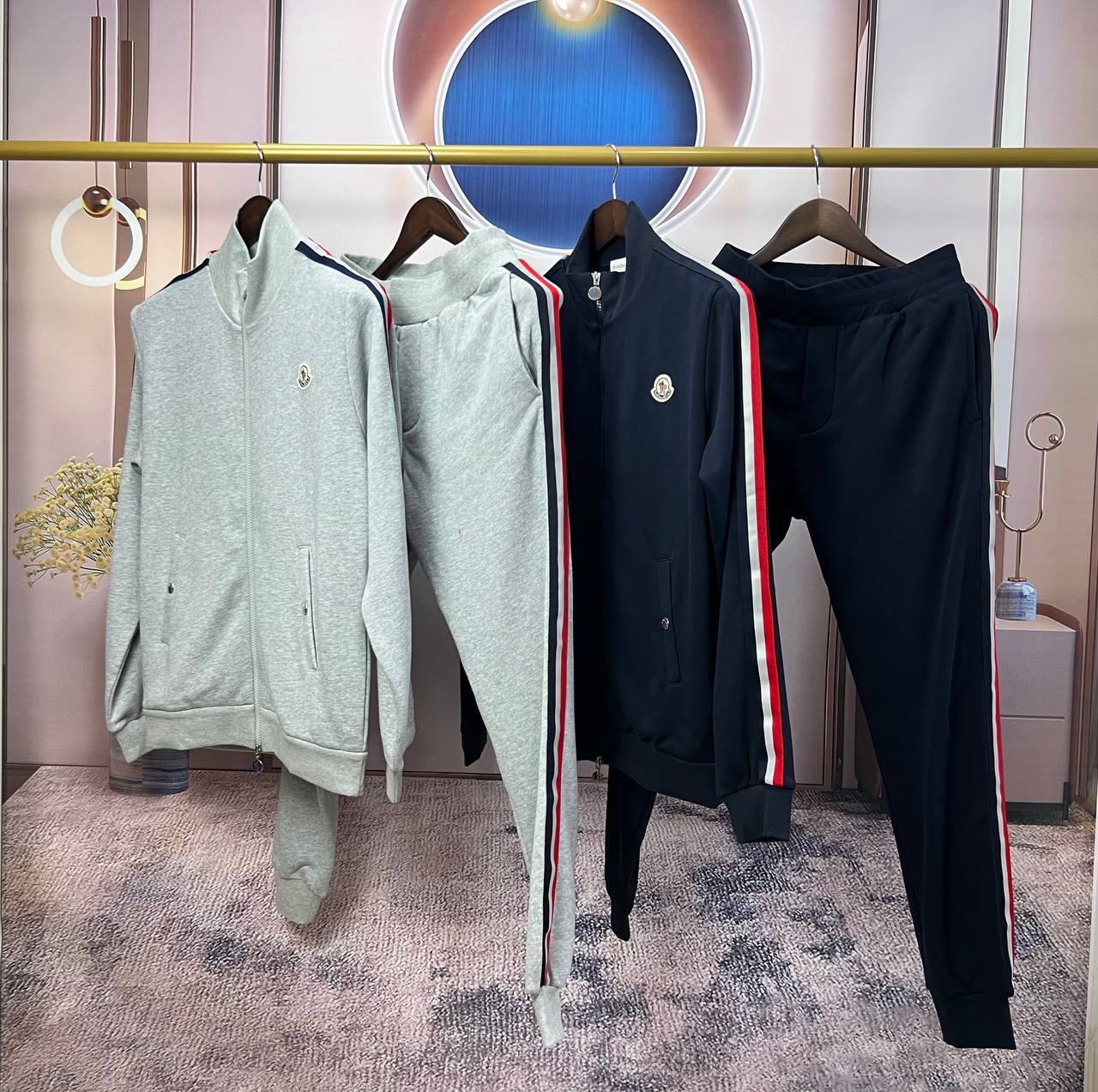 Moncler Full Striped Tracksuit